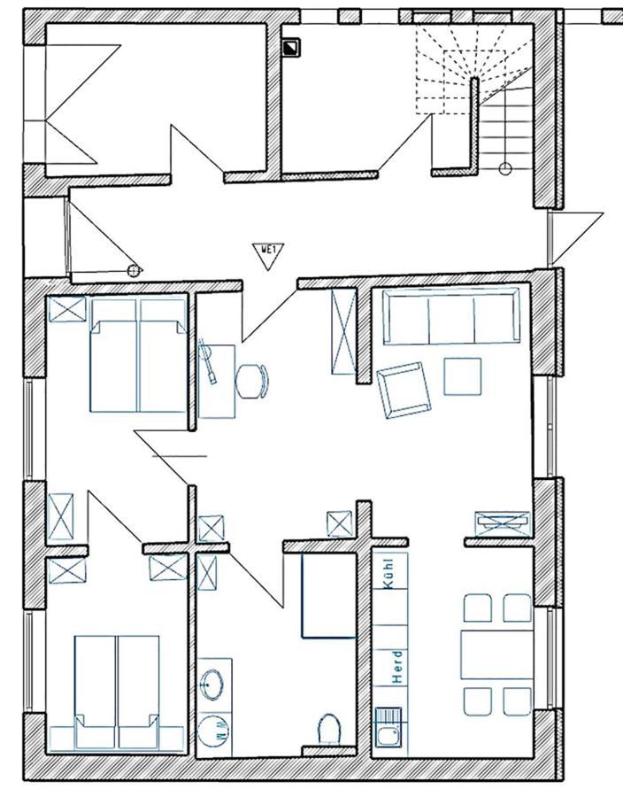 Stilvolle, Zentrale Ferienwohnung Bocksbruecke Mit Parkplatz Salzwedel Dış mekan fotoğraf